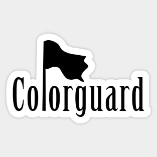 Colorguard Flag Sticker